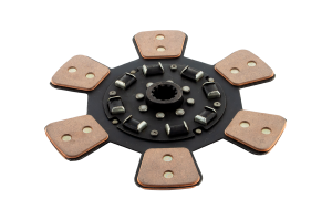 Диск сцепления МТЗ 85-1601130-Л(керамика) (6 лепестков, резин.демпфер)-foto-1